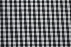 Baumwolle gingham karo 6.5 mm 160-13 schwarz