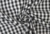 Baumwolle gingham karo 6.5 mm 160-13 schwarz