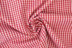 Baumwolle gingham karo 2.5 mm 162-01 rot