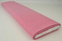 Baumwolle gingham karo 2.5 mm 162-02 donker roze