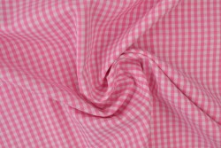 Baumwolle gingham karo 2.5 mm 162-03 rosa