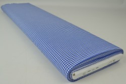 Baumwolle gingham karo 2.5 mm 162-07 blau