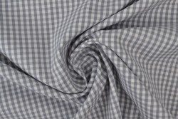 Baumwolle gingham karo 2.5 mm 162-11 grau