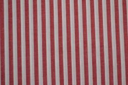 Baumwolle gingham streifen 6.5 mm 165-01 rot