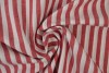 Baumwolle gingham streifen 6.5 mm 165-01 rot