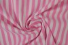 Baumwolle gingham streifen 6.5 mm 165-03 rosa