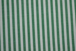 Baumwolle gingham streifen 6.5 mm 165-09 dunkelgrün