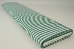 Baumwolle gingham streifen 6.5 mm 165-09 dunkelgrün