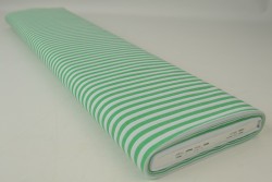 Baumwolle gingham streifen 6.5 mm 165-10 grün