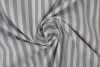 Baumwolle gingham streifen 6.5 mm 165-11 grau