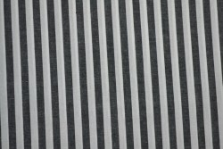 Baumwolle gingham streifen 6.5 mm 165-13 schwarz