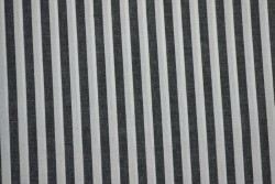 Baumwolle gingham streifen 6.5 mm 165-13 schwarz