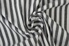 Baumwolle gingham streifen 6.5 mm 165-13 schwarz