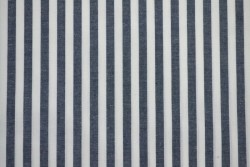 Baumwolle gingham streifen 6.5 mm 165-14 marine