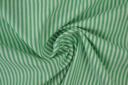 Baumwolle gingham streifen 2.5 mm 167-10 grün