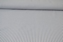 Baumwolle gingham streifen 2.5 mm 167-11 grau