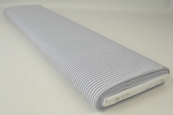 Baumwolle gingham streifen 2.5 mm 167-11 grau