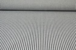 Baumwolle gingham streifen 2.5 mm 167-13 schwarz