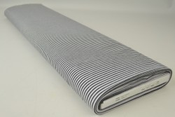 Baumwolle gingham streifen 2.5 mm 167-13 schwarz