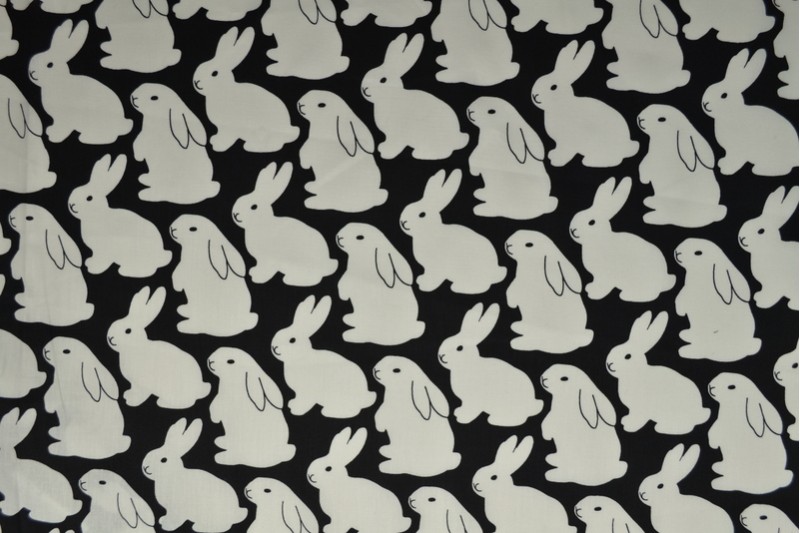 Cotton print 8210-1 black