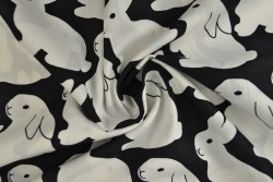 Cotton print 8210-1 black