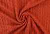 Jacquard cable knit fabric 42 copper