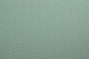 Jacquard cable knit fabric 34 old green