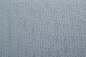Jacquard cable knit fabric 25 silvergrey