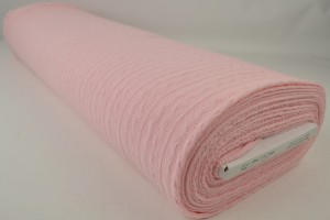 Jacquard cable knit fabric 19 pink