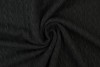 Jacquard cable knit fabric 03 black