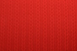 Jacquard cable knit fabric 01 red