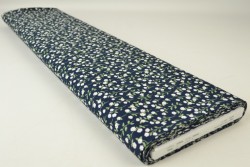 Cotton print 8195-3 dark blue