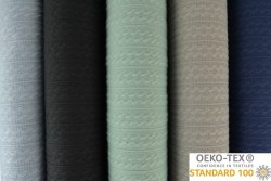 Jacquard strickstoff zopfmuster