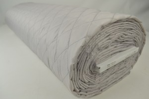 Steppfutter 25 silbergrau