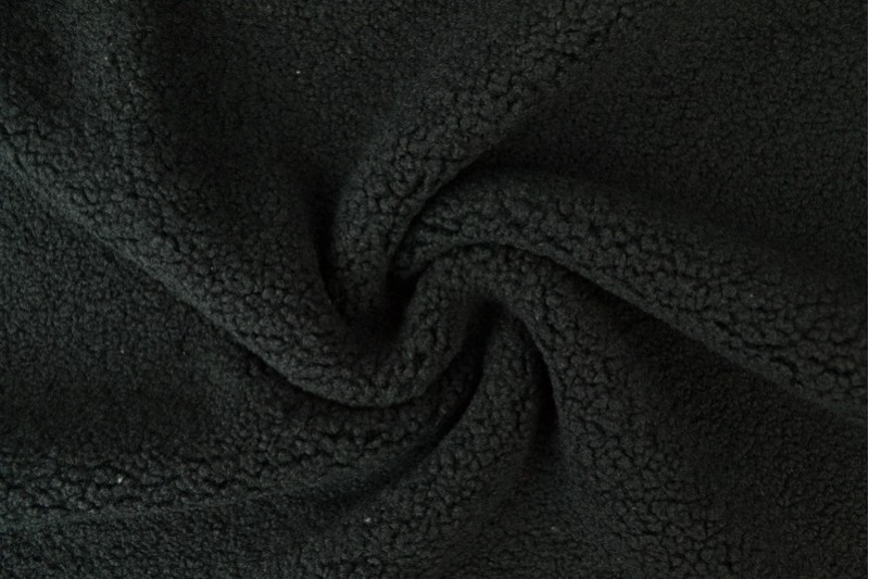 Teddystoff kunstfell 03 schwarz