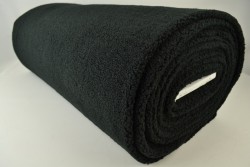 Teddystoff kunstfell 03 schwarz