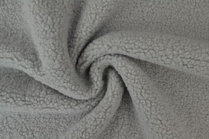 Teddystoff kunstfell 25 silbergrau