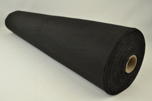 Filz 1mm 03 schwarz