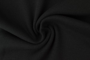 Bündchen rib 03 schwarz