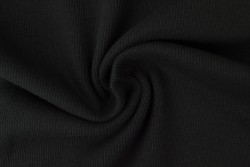 Bündchen rib 03 schwarz
