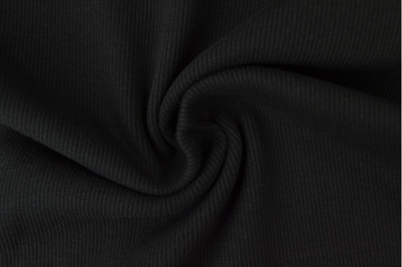 Bündchen rib 03 schwarz