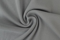 Bündchen rib 25 silbergrau