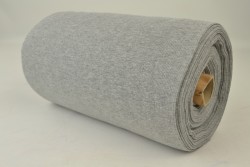 Bündchen rib m25 grau melange