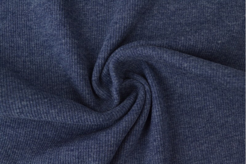 Bündchen rib m15 dunkeljeans melange