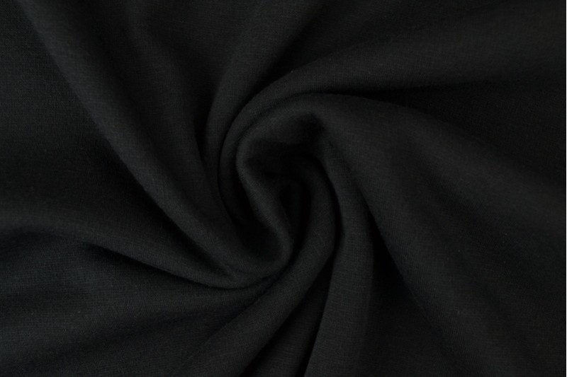 Sweatstoff 03 schwarz