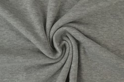 Sweatstoff 25 silbergrau melange