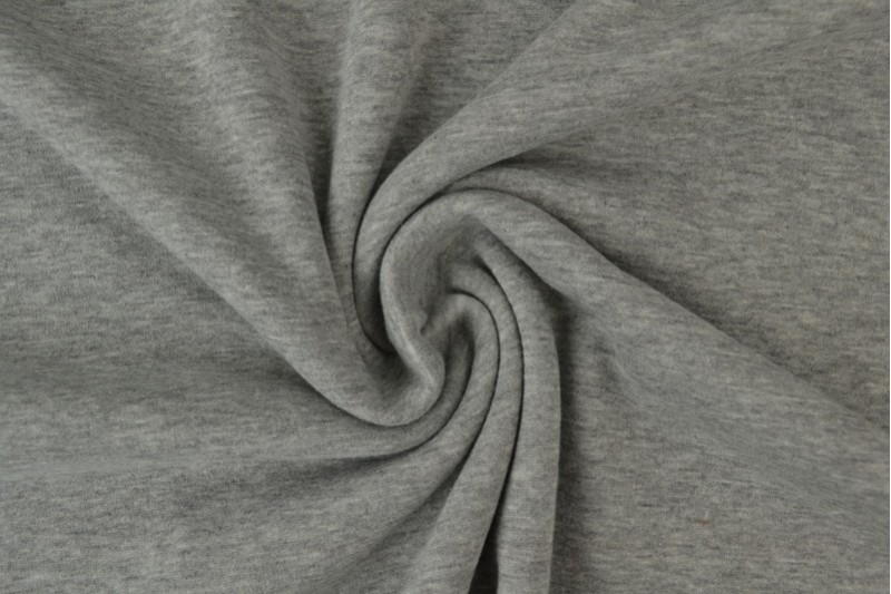 Sweatstoff 25 silbergrau melange