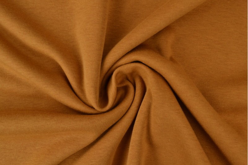 Sweatstoff 44 dunkel ocker