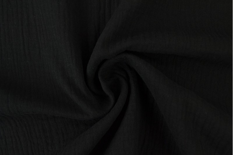 Musselin 03 schwarz
