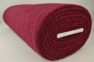 Teddystoff kunstfell 77 bordeaux